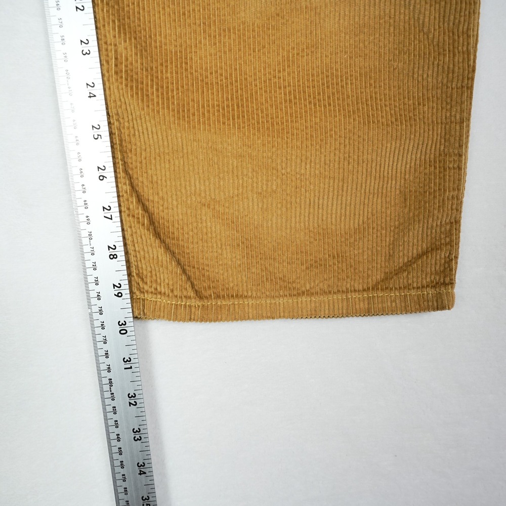 Levis Low Pro Corduroy Pants Mens 33x30 (Fits 36x30)Tan Relaxed Straight Fit NEW - Picture 6 of 7